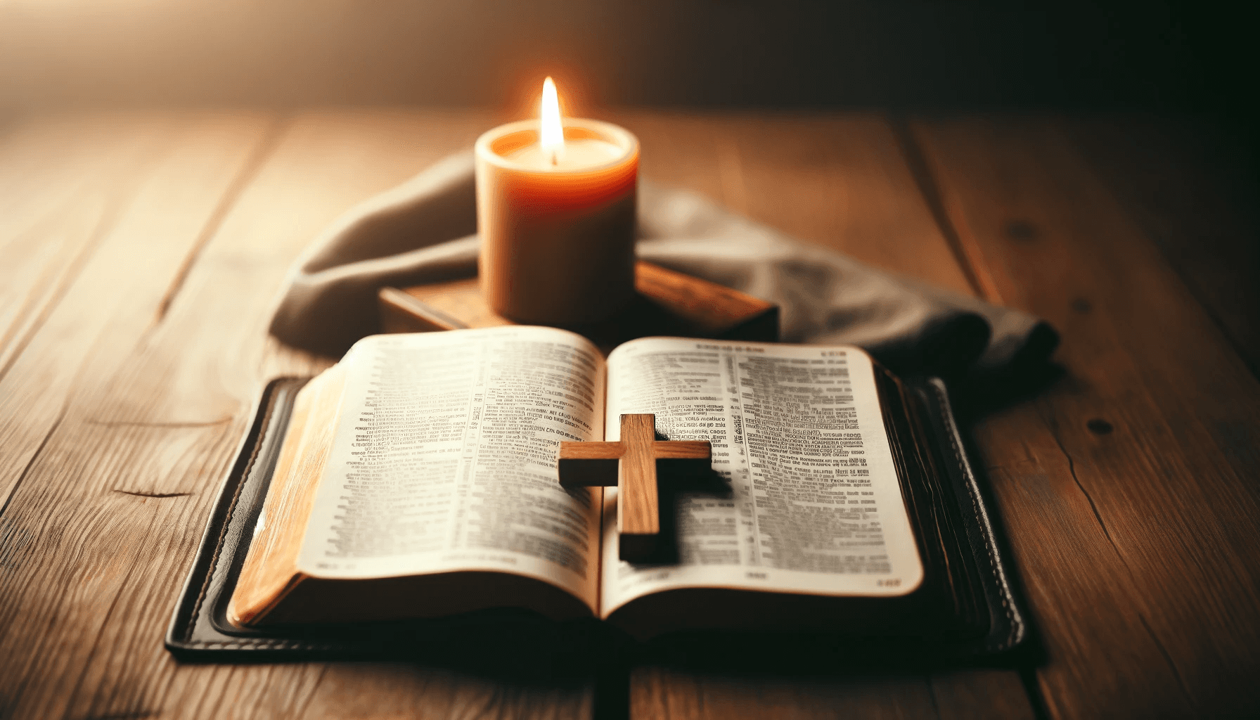 bible and cross