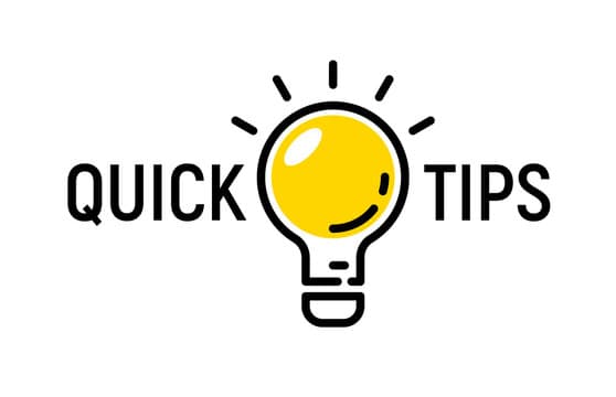 Tips and tricks